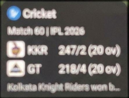 Live Cricket Score